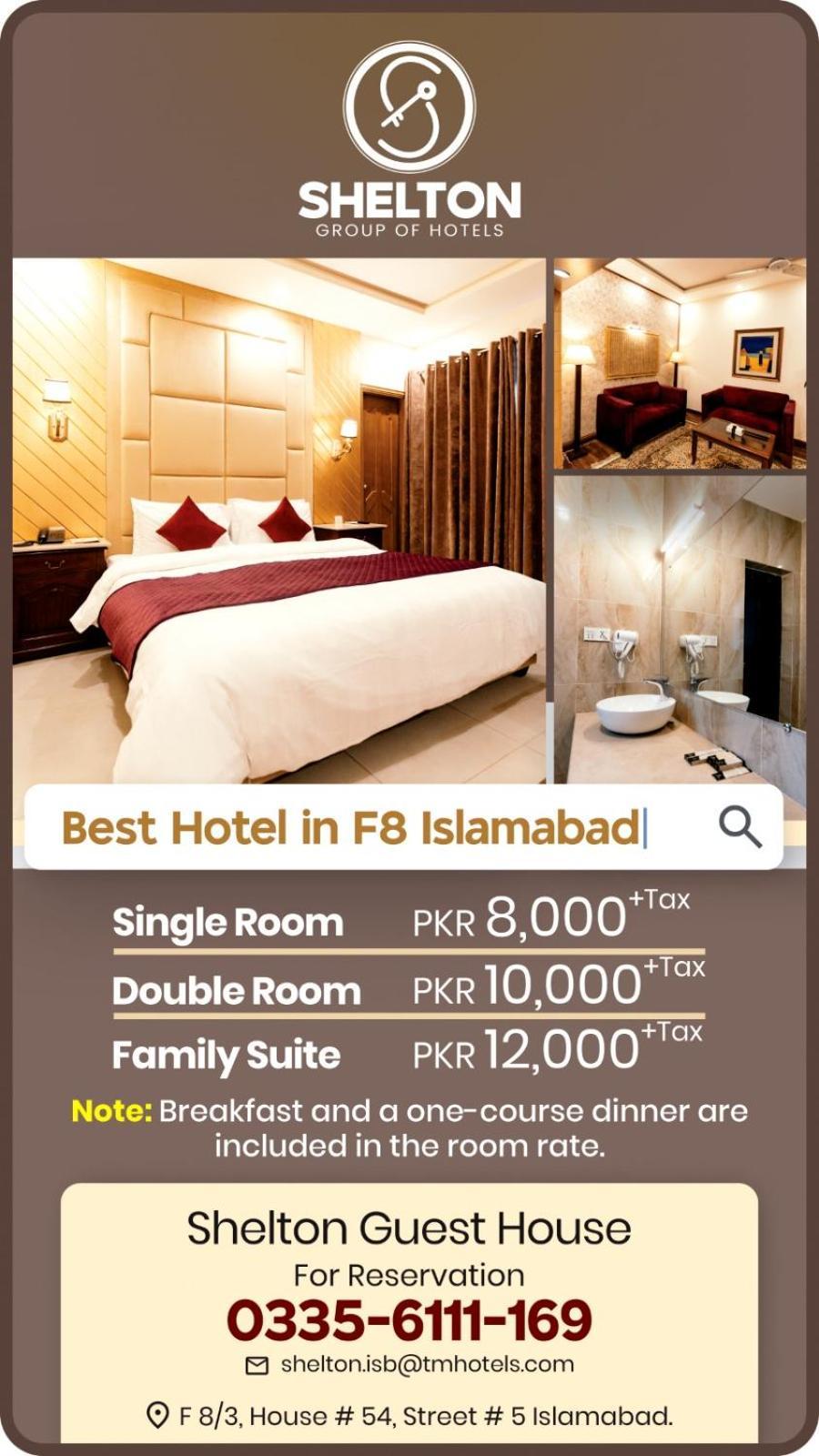 Shelton Guest House Islamabad Eksteriør billede